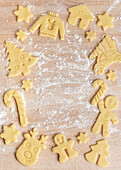 Christmas bakery, gingerbread biscuits