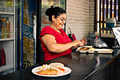 Serving Latin American street food with a focus on El Salvador