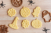 Preparation of festive pastries for baking in the oven