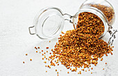 Healthy bee pollen grains