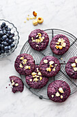 Vegan blueberry biscuits