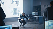 Scientists testing bionic exoskeleton performance
