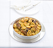 Agnello al forno mit Kartoffeln