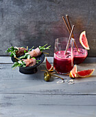 Heartbeetattack, roast beef rolls with rocket and capers