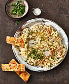 Oriental aubergine cream