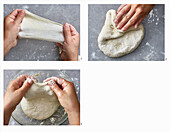 Knead, fold and work