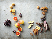 Ingredients for sweet potato dish