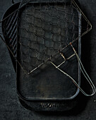 Empty grill pan with grill rack