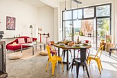 France, Mauguio, Story: Before/After: A completely renovated domain in a chic tex-mex industrial spirit