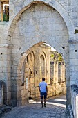 France, Gironde, Saint-Émilion, classified World Heritage by UNESCO, the medieval city, the Porte Brunet