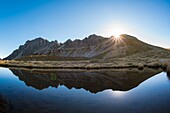 Frankreich, Haute Savoie, Mont-Blanc-Massiv, Les Contamines Montjoie, Seen der Grande Pierriere und Kopf des Cicle