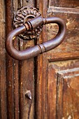 France, Alpes-de-Haute-Provence, Sisteron, door knocker