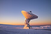 France, Hautes Alpes, Le Devoluy, Devoluy mountain range, plateau de Bure (2550m), interferometer