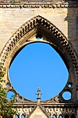 France, Aisne, Soissons, St Jean des Vignes Abbey founded in 1076 by Hugues le Blanc, with its arrows 75 m high