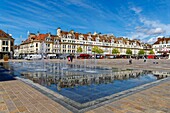 France, Oise, Beauvais, Place Jeanne Hachette square