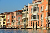 Italien, Venetien, Venedig, von der UNESCO zum Weltkulturerbe erklärt, Cannaregio-Viertel, Canal Grande (Großer Kanal)