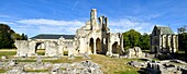 Frankreich, Oise, Fontaine Chaalis, die Zisterzienserabtei von Chaalis und ihre mittelalterlichen Ruinen, die zum Museum Jacquemart Andre gehören