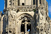 France, Aisne, Soissons, St Jean des Vignes Abbey founded in 1076 by Hugues le Blanc, with its arrows 75 m high