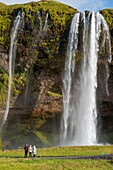 Island, Sudurland, Seljalandsfoss, Wasserfall