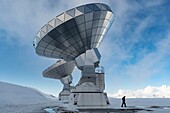 Frankreich, Hautes Alpes, Le Devoluy, Devoluy-Gebirge, Plateau de Bure (2550m), Interferometer