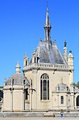 France, Oise, Chantilly, Domaine de Chantilly, 19th century castle, terrace of the Constable