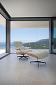 France, Le Lavandou, Cap Negre, Architect House, Story: All control of the elements facing the sea