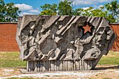 Hungary, Central Hungary, Budapest, Szobor Park or Memento Park includes all the ancient statues erected to the glory of communism in the Hungarian capital