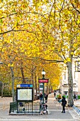 France, Paris, Porte de Pantin metro station