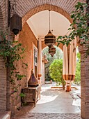 Morocco, Marrakesh, Beldi Country Club, Story: The stunning charm of the Beldi greenhouses