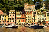 Italien, Ligurien, Riviera ligure, Naturpark von Portofino, Dorf Portofino