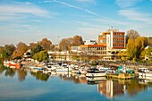 Frankreich, Val de Marne, Nogent sur Marne, die Ränder der Marne im Herbst