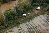 France, Var, Le Muy, after the overflow of the Argens River (inclement weather of Monday, November 25, 2019)