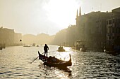 Italien, Venetien, Venedig, von der UNESCO zum Weltkulturerbe erklärt, der Canal Grande (Großer Kanal)