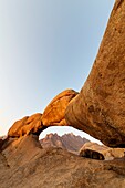 Namibia, Erongo province, Spitzkoppe, the arch