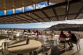 Spanien, Kanarische Inseln, Insel Teneriffa, Santa Cruz de Tenerife, Auditorium Auditoio de Tenerife, entworfen vom Architekten Santiago Calatrava, Innenraum