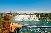 Kanada, Provinz Ontario, Niagarafälle, Amerikanische Wasserfälle