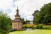 France, Yvelines (78), Montfort-l'Amaury, Groussay castle, chinese pagoda designed by Emilio Terry in 1963