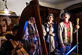 Austria, Tirol region, Alpbach valley, town of Brixlegg, tradtional Anklöpfler songs of Christmas time