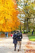 France, Paris, Bois de Vincennes, the Floral Park in autumn