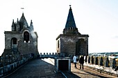 Portugal, Region Alentejo, Stadt Evora, auf der Terrasse der Kathedrale Unserer Lieben Frau von Mariä Himmelfahrt