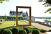 Frankreich, Indre et Loire, Loire-Tal, von der UNESCO zum Weltkulturerbe erklärt, die Loire-Kais und das Schloss von Amboise