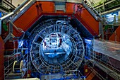 France, Switzerland, CERN, European Organization for Nuclear Research, open house, visit of the ALICE detector: A Large Ion Collider Experiment