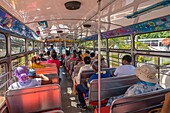 Mauritius, Rodrigues island, a public bus network crisscrosses the island