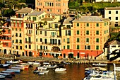 Italien, Ligurien, Riviera ligure, Naturpark von Portofino, Dorf Portofino