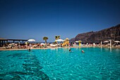 Spanien, Kanarische Inseln, Insel Teneriffa, Los Gigantes, Schwimmbad des Sensimar Los Gigantes Hotels