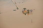 France, Var, Puget sur Argens, after the overflow of the river l'Argens (inclement weather Sunday, November 24, 2019)