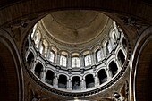 France, Paris, interior of the basilica of Sacre-Coeur de Montmartre