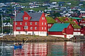 Dänemark, Färöer-Inseln, Insel Streymoy, Torshavn, Stadtteil Tinganes, Parlament