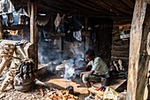 Ivory Coast, Abidjan, wood craftsmen district