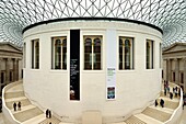 United Kingdom, London, Bloomsbury area, the British Museum, Queen Elizabeth II Great Court designed by architecture firm Foster and Partners